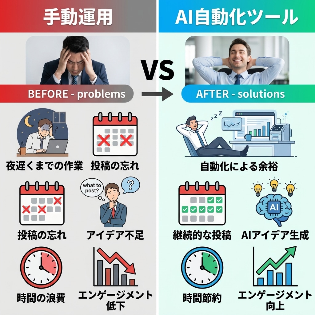 X自動投稿ツール作成。AI分析で投稿を自動化します 月500円以下で動くあなた専用のX運用ツールです。 イメージ3