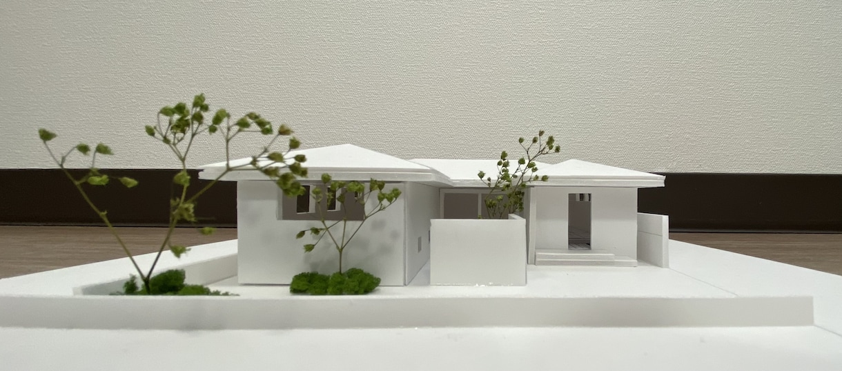 1/100、1/50の住宅建築白模型を作成します 立体にになってこそのイメージが掴めます！ イメージ5
