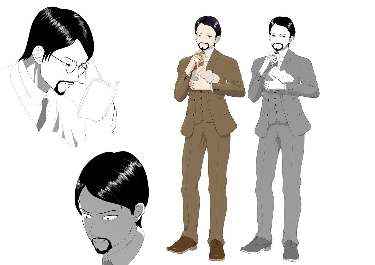 商用OK！モノクロ漫画制作します 白黒（モノクロ）漫画作成します イメージ4