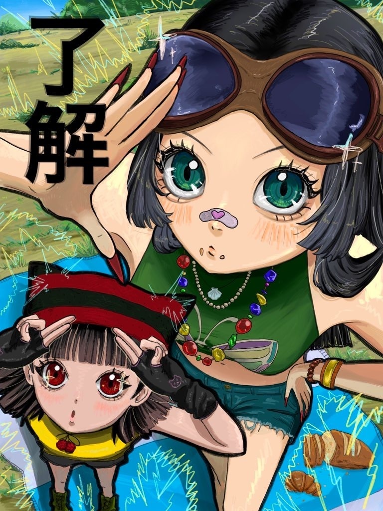 y2k、ギャル、萌え、平成などの女の子描けます サブカルチャーっぽい可愛い女の子を描くのが得意です！⟡.· イメージ9