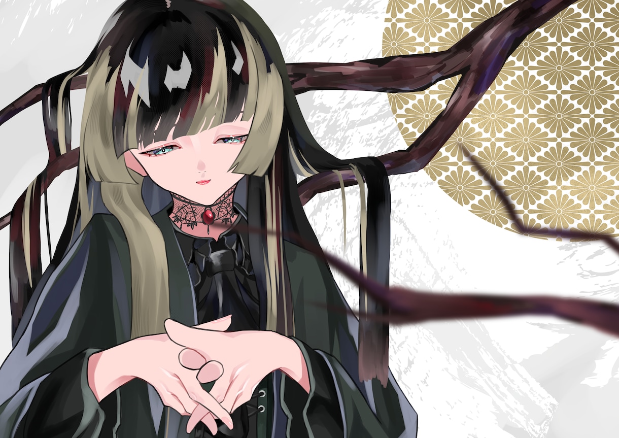 MV・Vtuber・SNS向けイラストを描きます 強い色彩表現で記憶に残る女の子イラストを制作します イメージ10