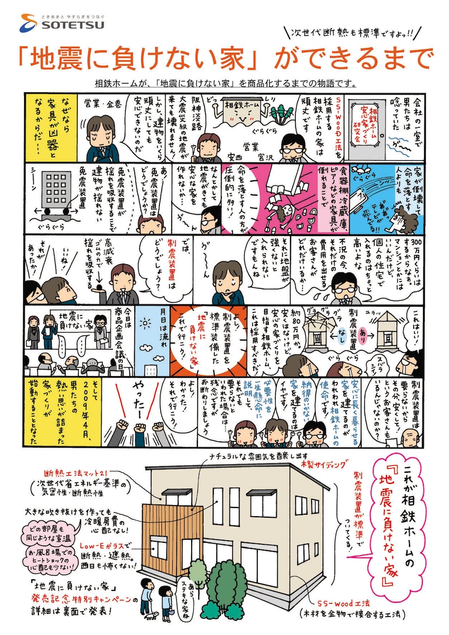 ついつい読んじゃうマンガチラシを制作します 丁寧なやり取りで初発注も安心。一貫制作でスピーティー＆低予算 イメージ2