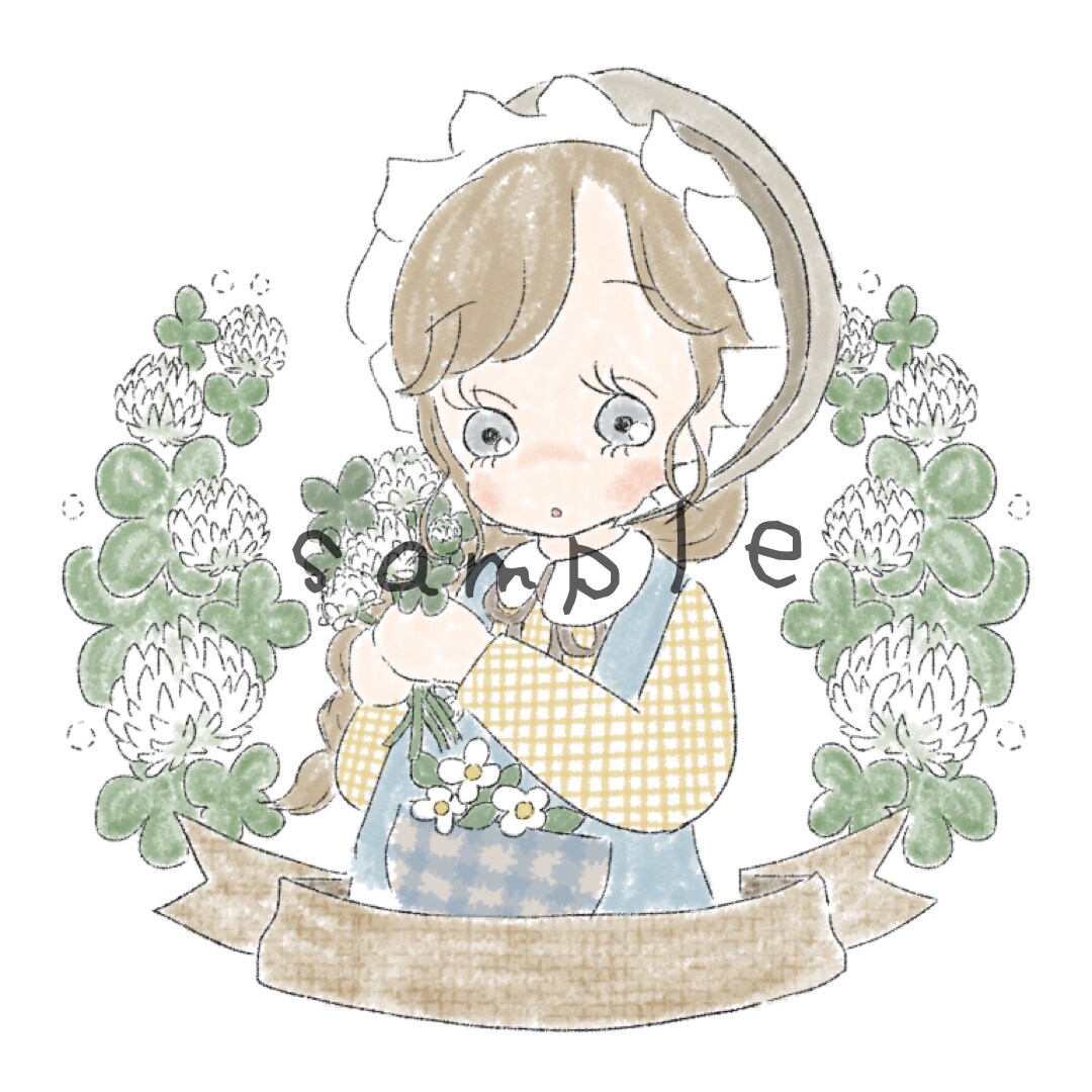 SNSアイコンなどのイラスト描きます きゅるるんおめめのふわっとしたイラスト イメージ3