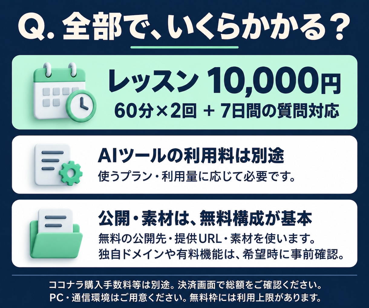 AIで自分のサイト・アプリ作りを伴走します Claude Code・Codexで制作から公開・修正まで イメージ5