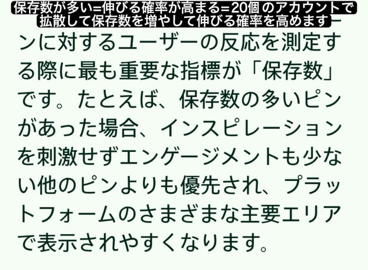 120万人&20個のアカウントで超大拡散します 視覚的インパクト！ピンタレストで集客効果を最大化しよう！！ イメージ7
