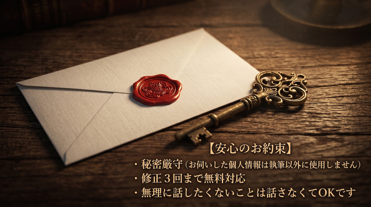 あなたこそが自分の人生の主役。そんな小説を書きます 世界で唯一の、誰にも代えがたい、価値あるあなただけの物語へ。 イメージ9