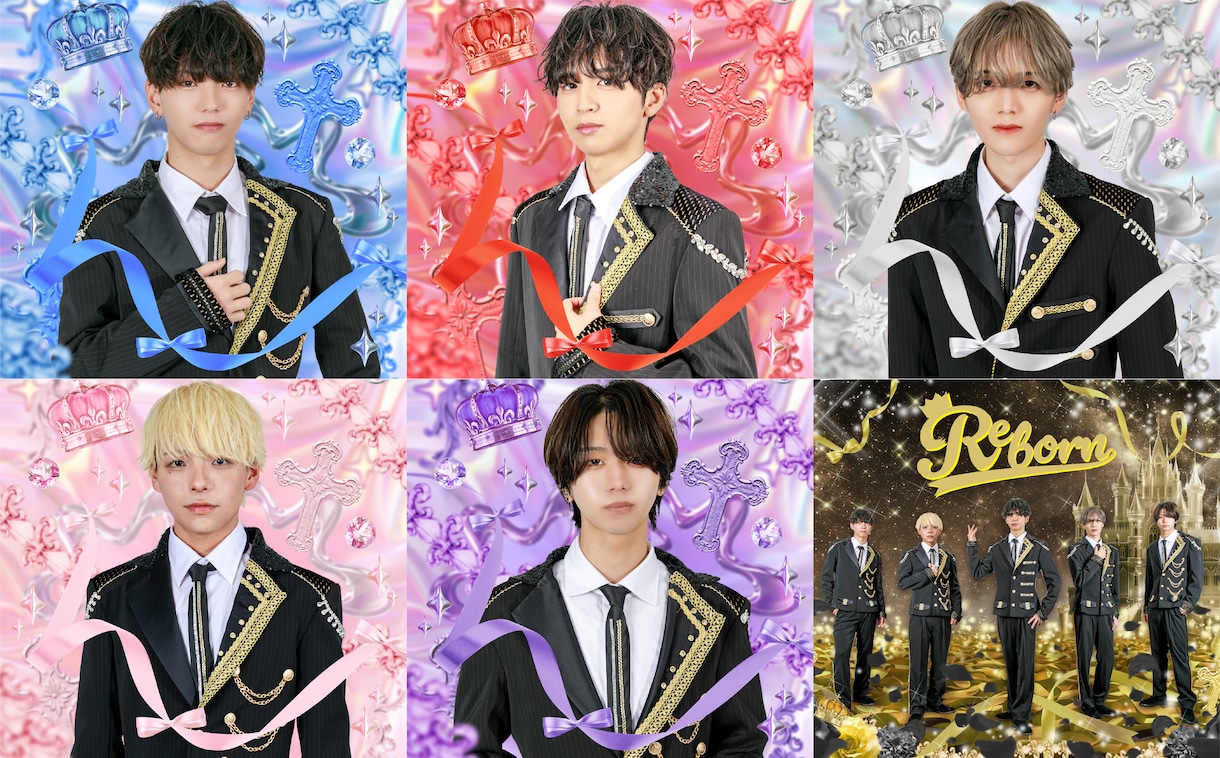 アイドル(メンズも!)のアー写デザイン承ります 納期短縮！流行りの可愛いコラージュ作ります！ イメージ2