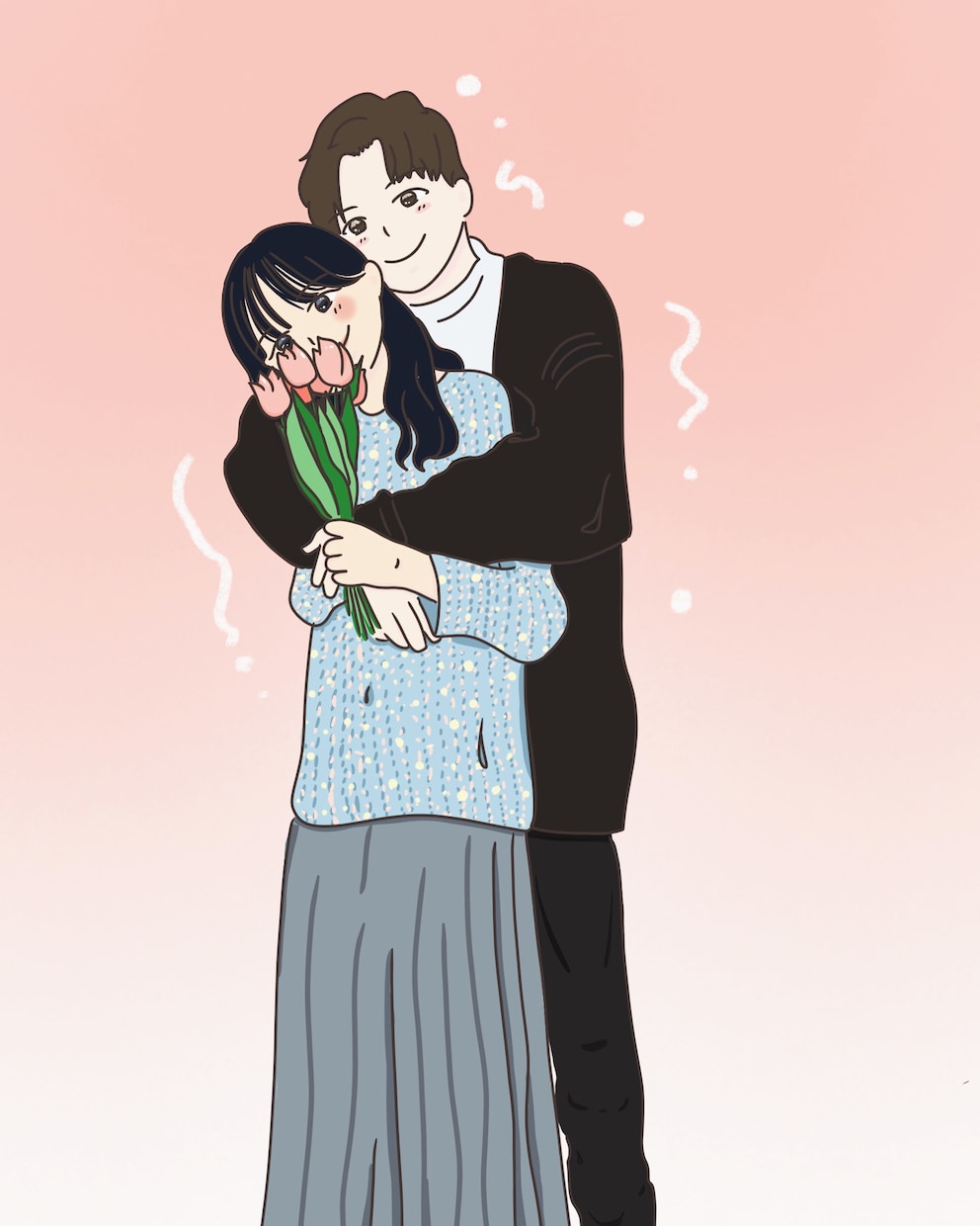 似顔絵をフルオーダーで承ります 全身や顔だけ、胴より上などご対応させていただきます！ イメージ1