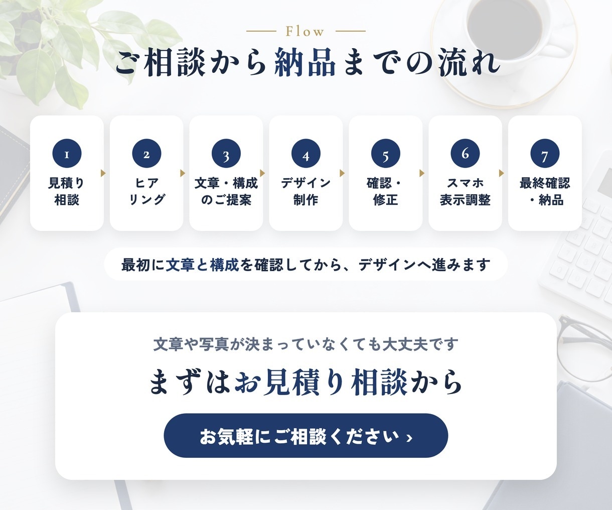 税理士・行政書士・社労士特化の集客LP制作します 文章おまかせOK・修正無制限｜相談予約につながる構成をご提案 イメージ9