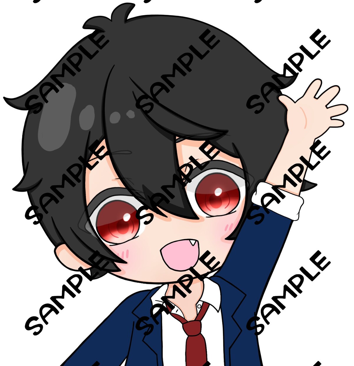 SNSで使えるアイコンをお描きします デフォルメを基本として描いています！ イメージ6