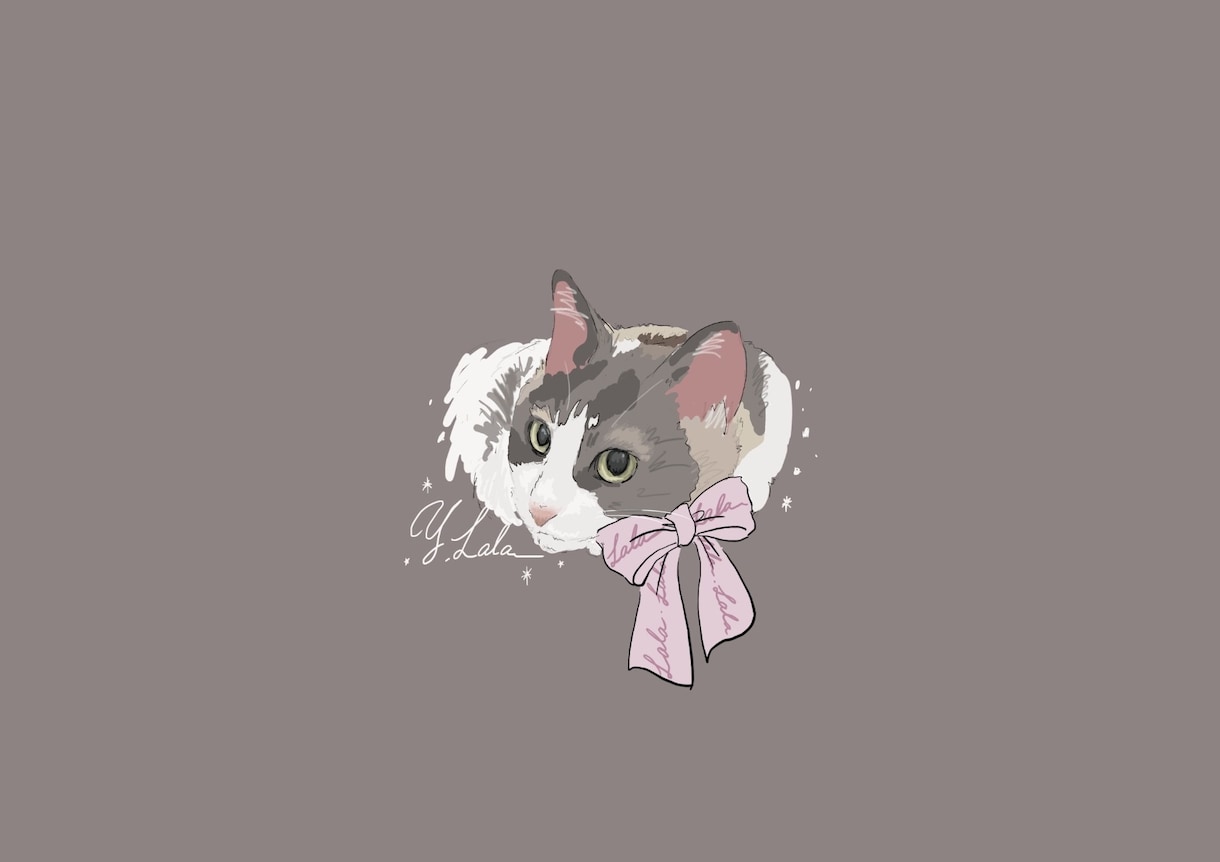 あなたの大切なペットや動物をイラスト化します 大切なペットや動物をイラスト化したい方へ イメージ1