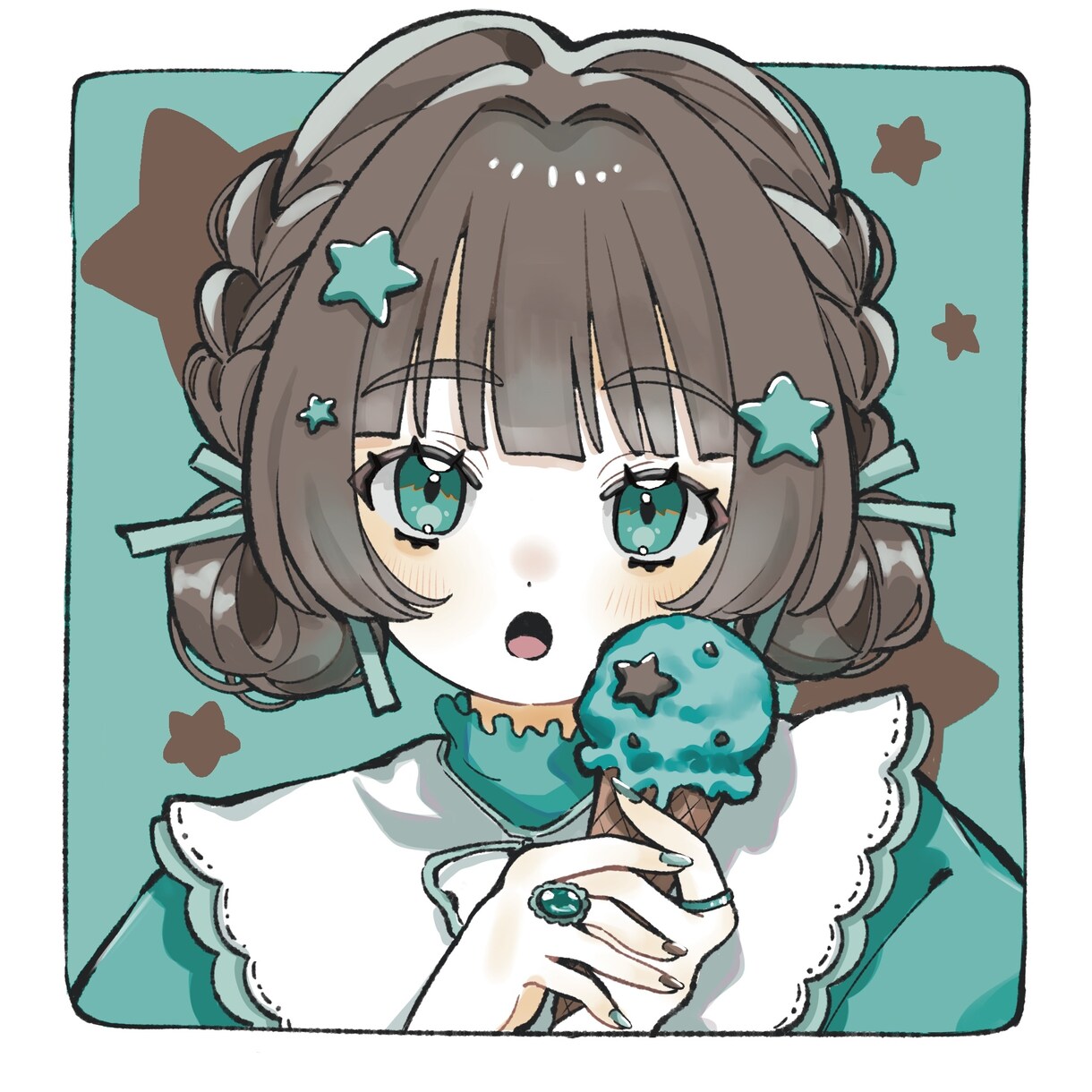 かわいい女の子のイラストを描きます ロリータやメイドさんのイラストが得意です。 イメージ3