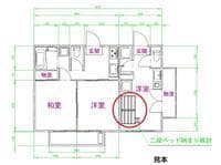 CADで間取り・レイアウト・設備設計図を作成します CADによる設備や柱なども反映させた図面を描きます。現調可！ イメージ2