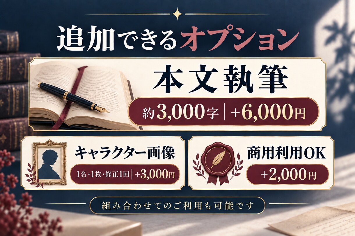 BL・女性向け恋愛のプロットを作成します キャラと感情を一緒に整理し、1話分の物語に仕上げます イメージ4