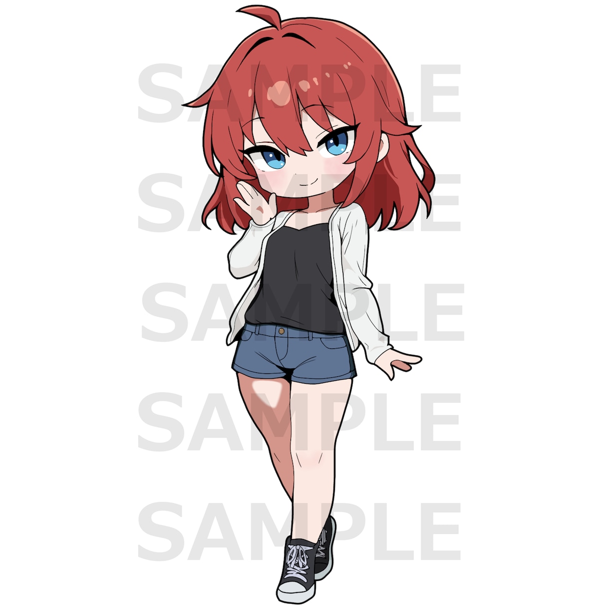 ミニキャラのイラスト描きます SNS、サムネ、グッズ用などかわいいミニキャラ描きます！① イメージ3
