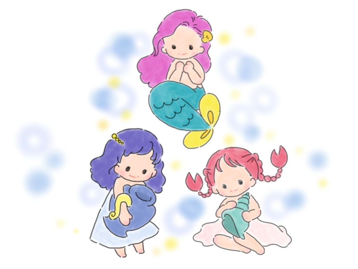 ほんわかイラスト作成します ポスターやブログの挿し絵にご活用ください イメージ1