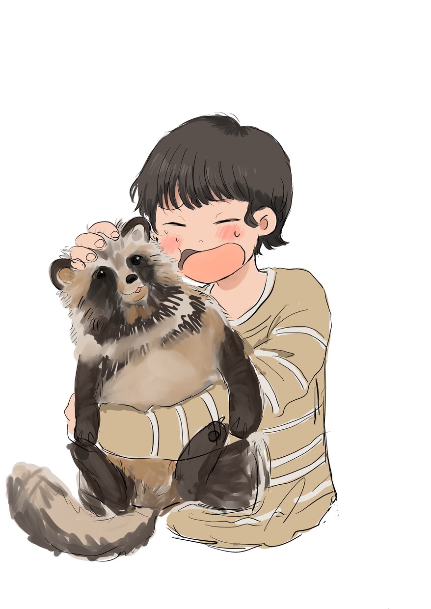 あなたと動物の絵を描きます あたたかな雰囲気をお届けします。 イメージ3