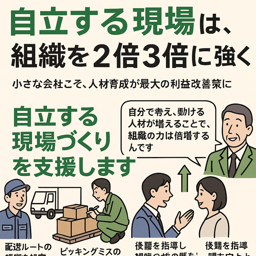 現場改善と人材育成を支援します 人が育ち企業が伸びる物流づくりを支援します イメージ2