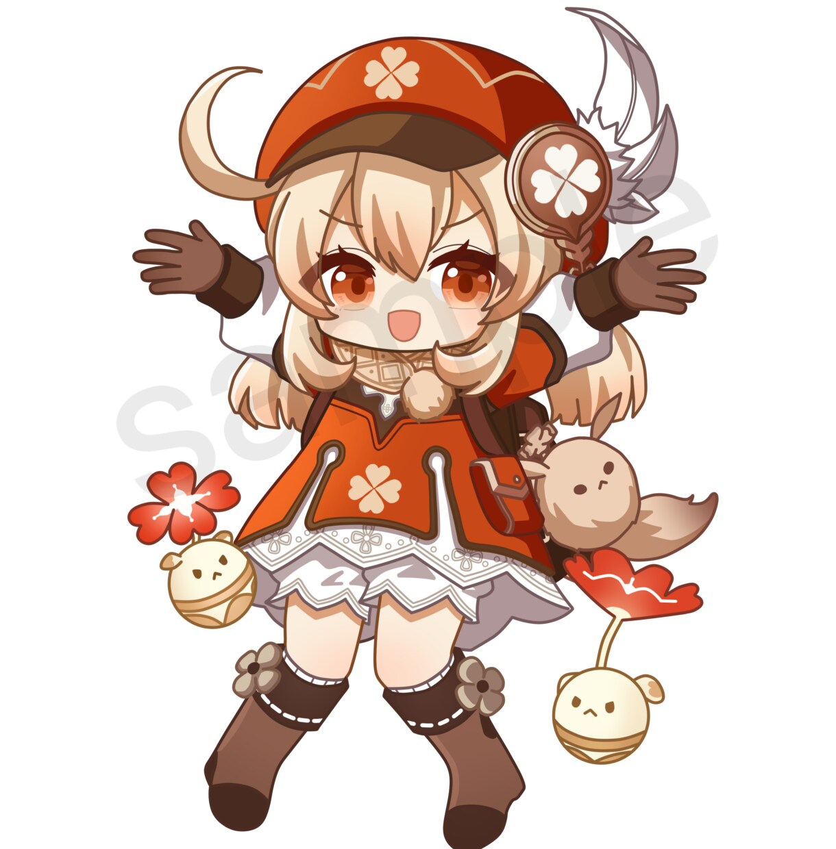 可愛いミニキャラ描きます グッズ、アイコンなどに使えるミニキャラを描きます！ イメージ6