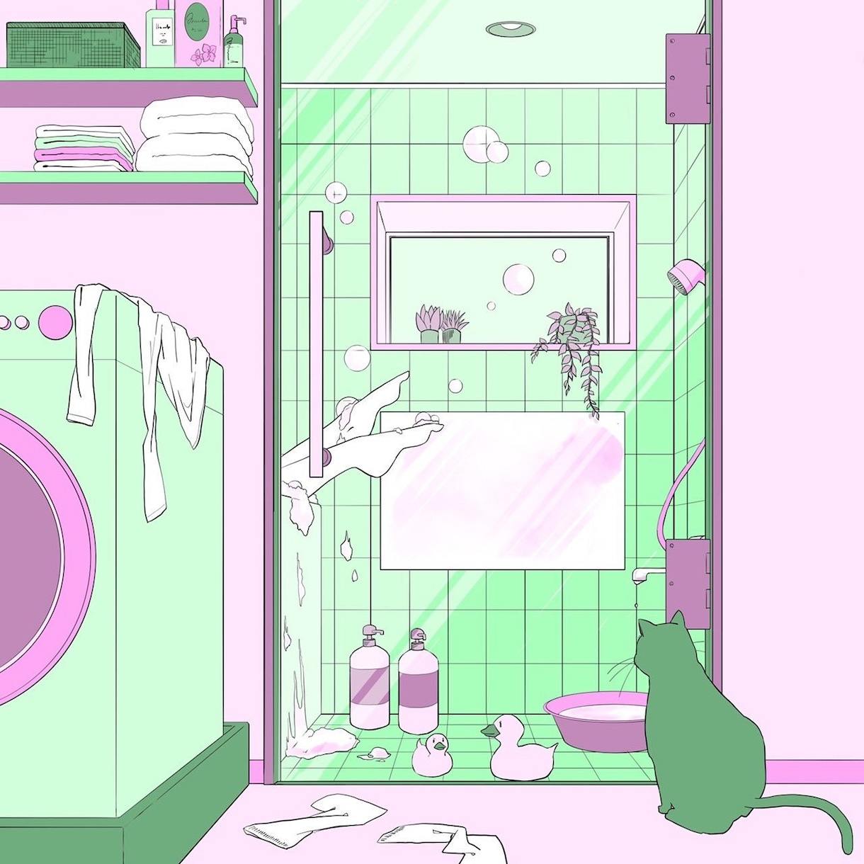 日常の一部を切り取ったような景色を描きます 生活感のある絵が得意です！(だらしのない部屋ならなおよし！) イメージ5