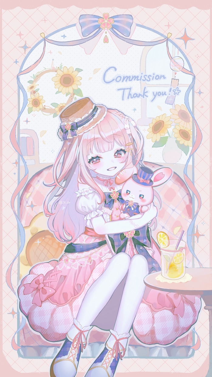 やさしい色合いで華やかな等身イラストを描きます 表情差分・立ち絵・サムネ対応！ご希望のキャラクター描きます イメージ3