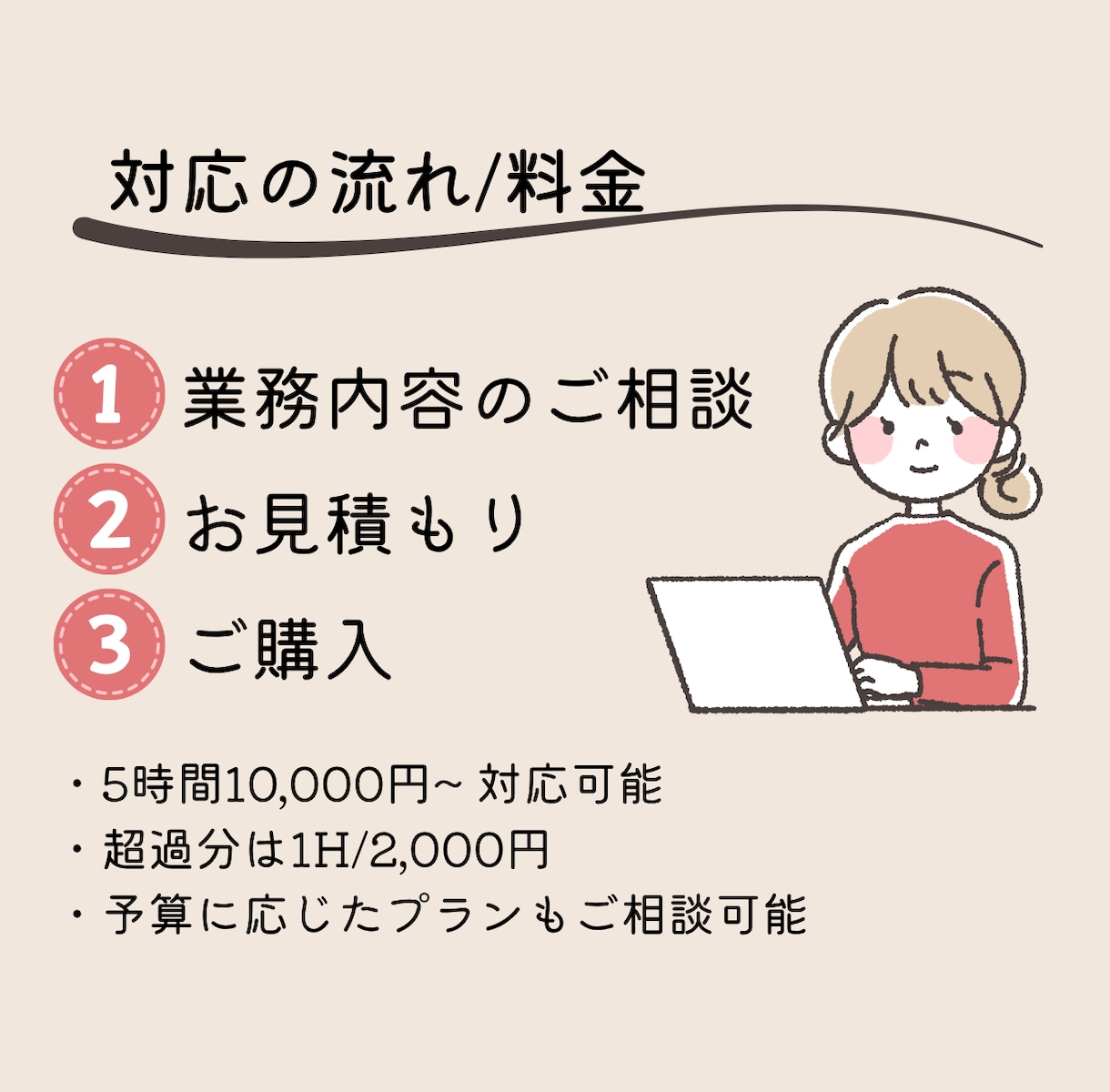３枠限定✨モニター価格で事務代行業務をいたします 経験豊富なオンラインアシスタントがあなたの業務をサポート！ イメージ5