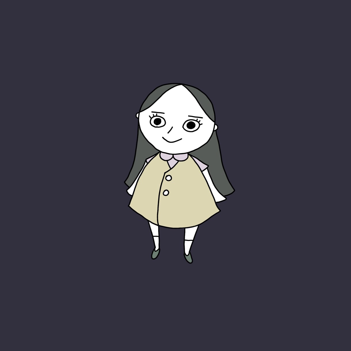 可愛い似顔絵アイコン描きます ＊小さな私＊かわいらしい自分だけの似顔絵イラスト イメージ1