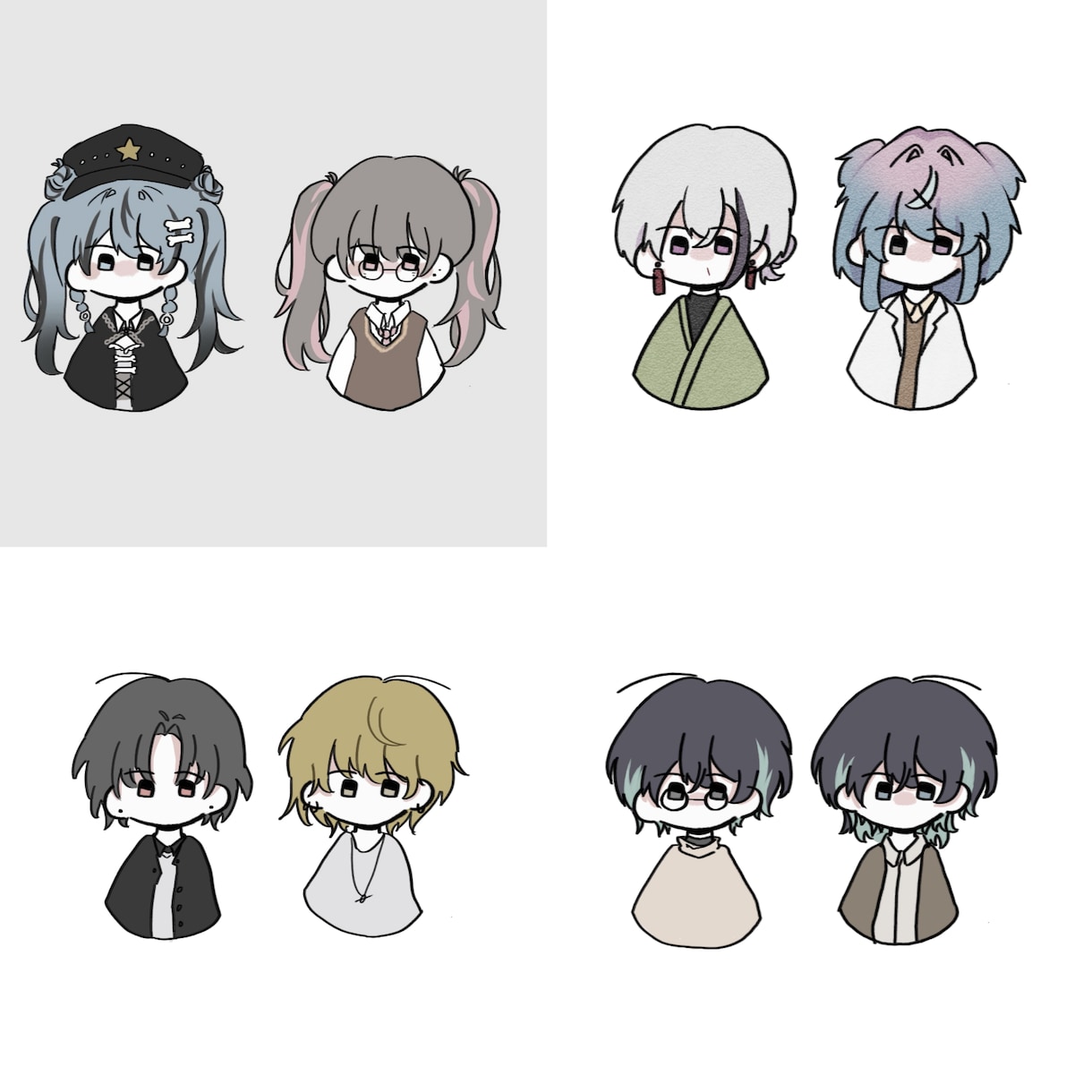 ゆるかわ手書き風｜イラストお描きします 2体¥1000 ｜ 個人様から活動者様まで誰でもOK イメージ2