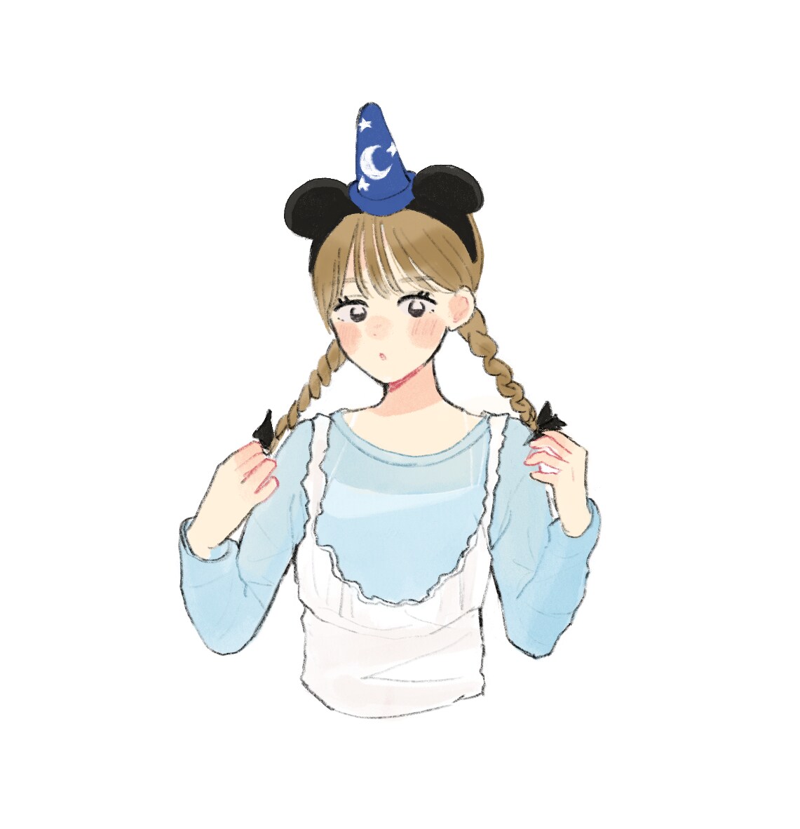 お写真を参考に淡い優しいイラスト描きます 記念日や誕生日に〜女の子のイラストが得意です♪ イメージ5