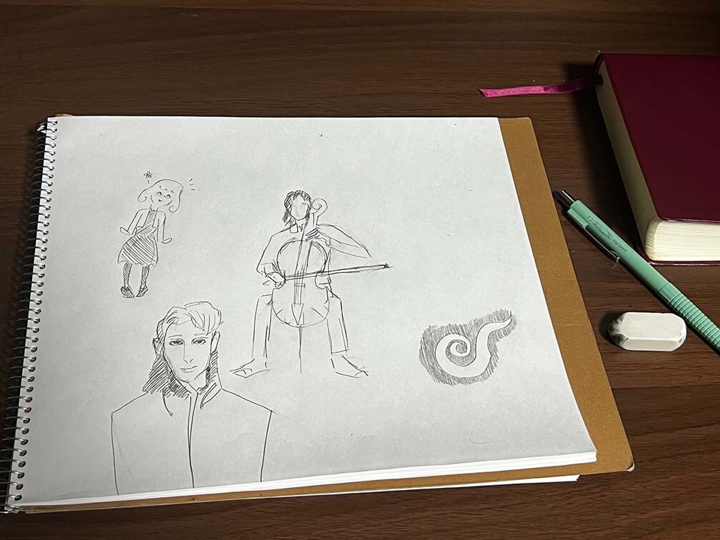 味があっておしゃれな挿絵イラスト描きます スケッチ風味の味のある絵を探している方へ イメージ7