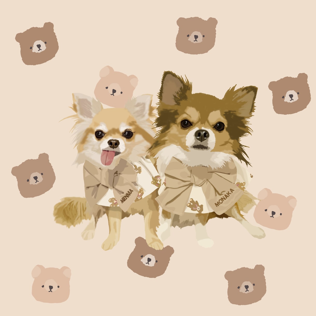 貴方の愛犬をそっくりに魅力的なイラストに仕上げます ＼ 大好きな“愛犬”をイラストにしてみませんか？ ／ イメージ9