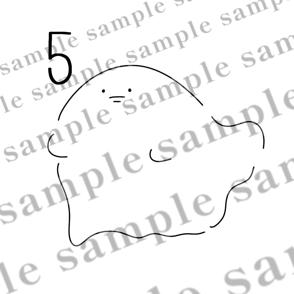 シンプルでゆるめのイラストになります SNS用アイコンなどにご利用いただけます。 イメージ5