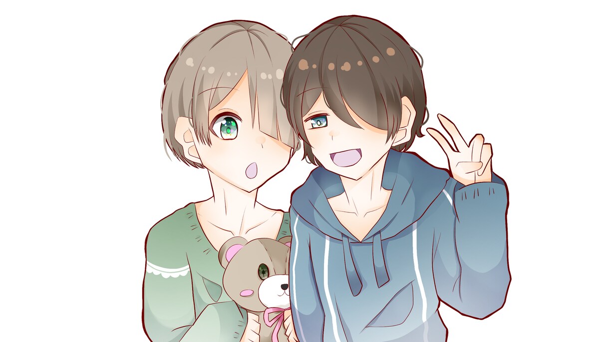 あなただけのほんわかアイコン【即日】描きます 可愛いアイコンが今すぐ欲しい貴方へ イメージ1
