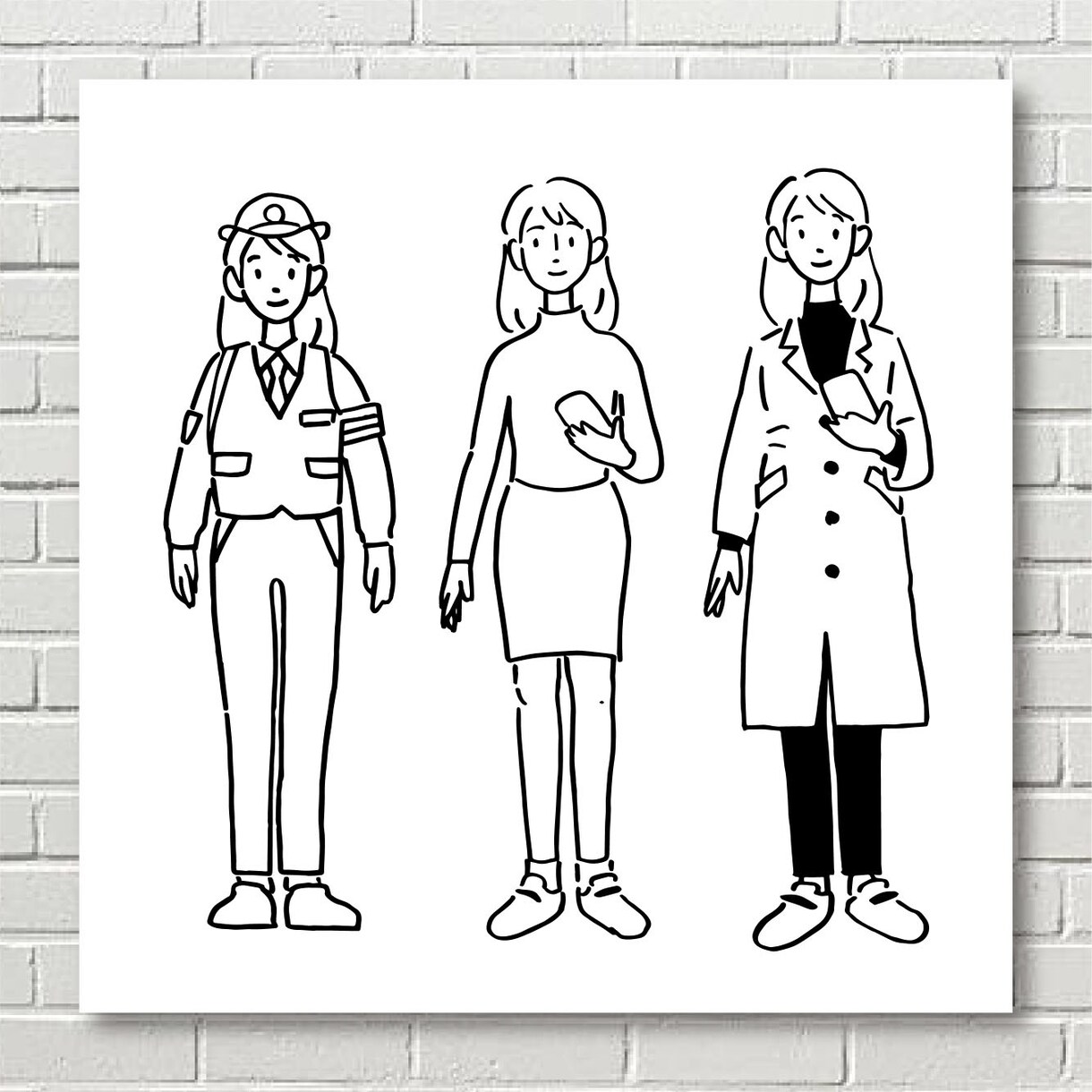 写真やイメージをもとに線画イラストを制作します ＊【商用OK】動画、ブログにも幅広くご活用ください！ イメージ3
