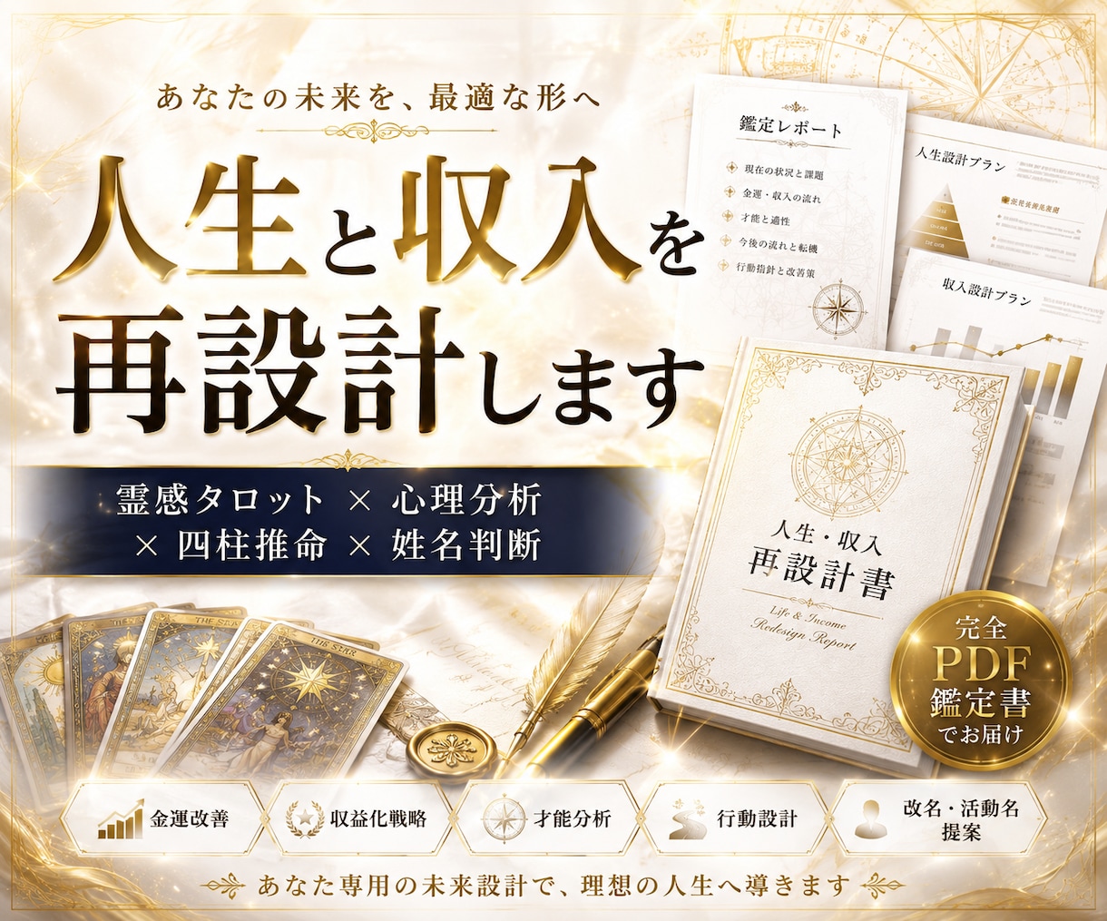 霊感タロット×心理で収入改善します 本気で人生を変えたい方へ、お金が増えない原因を分析します イメージ4