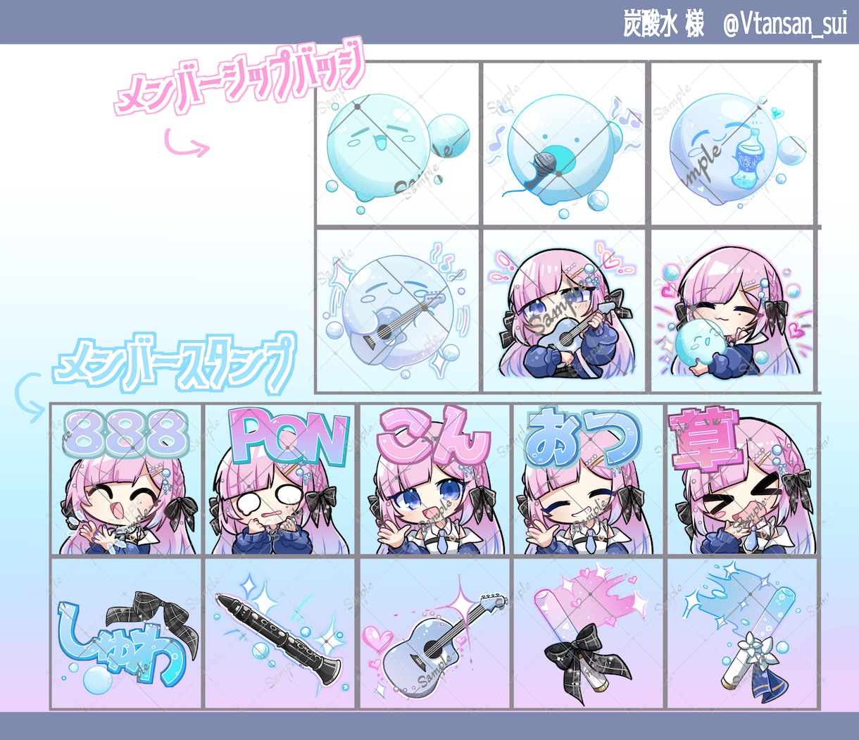 デフォルメのLINEスタンプを作成します 貴方のキャラクターを表情豊かに、可愛く描きます！ イメージ2