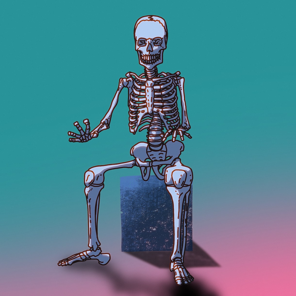 商用可!希望のポージングで骨格イラスト描きます 痒いところに手が届く骨格イラスト イメージ1