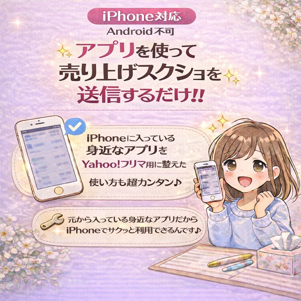 Yahoo!フリマの売上入力スクショで管理できます Yahoo!フリマ売上入力しない！スクショで管理できるツール イメージ6