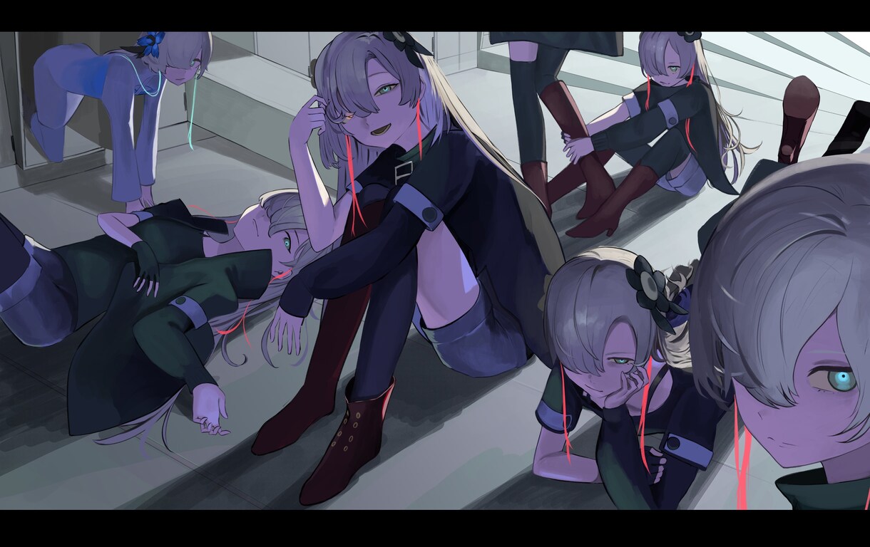 ボカロサムネ歌ってみたやアイコンなどを描きます 暖かみのあるアナログチックな絵を描きます！！ イメージ5