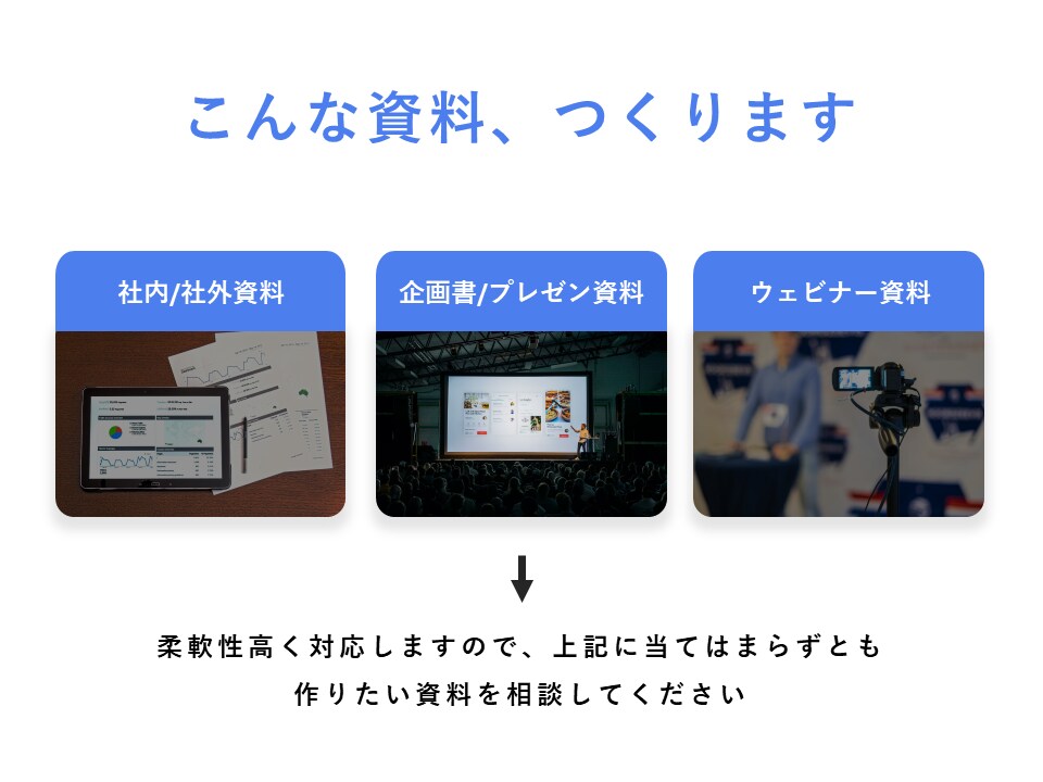 プレゼンで勝てる資料を作成代行します 他社とは一味違う、イマドキの「魅せる」資料を作りませんか イメージ6