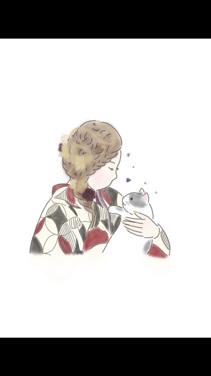 ふんわり可愛い似顔絵アイコン描きます ふんわり優しいタッチで似顔絵を描かせていただきます♪ イメージ2