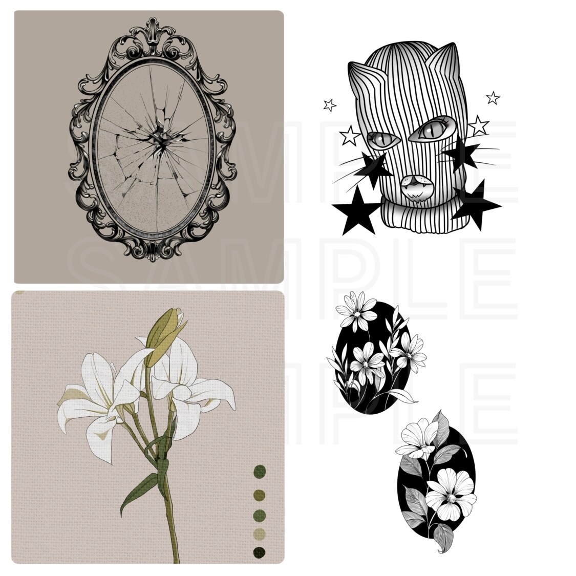 タトゥーデザイン作ります タトゥーアーティストが描く＊繊細ラインのオリジナルデザイン イメージ10