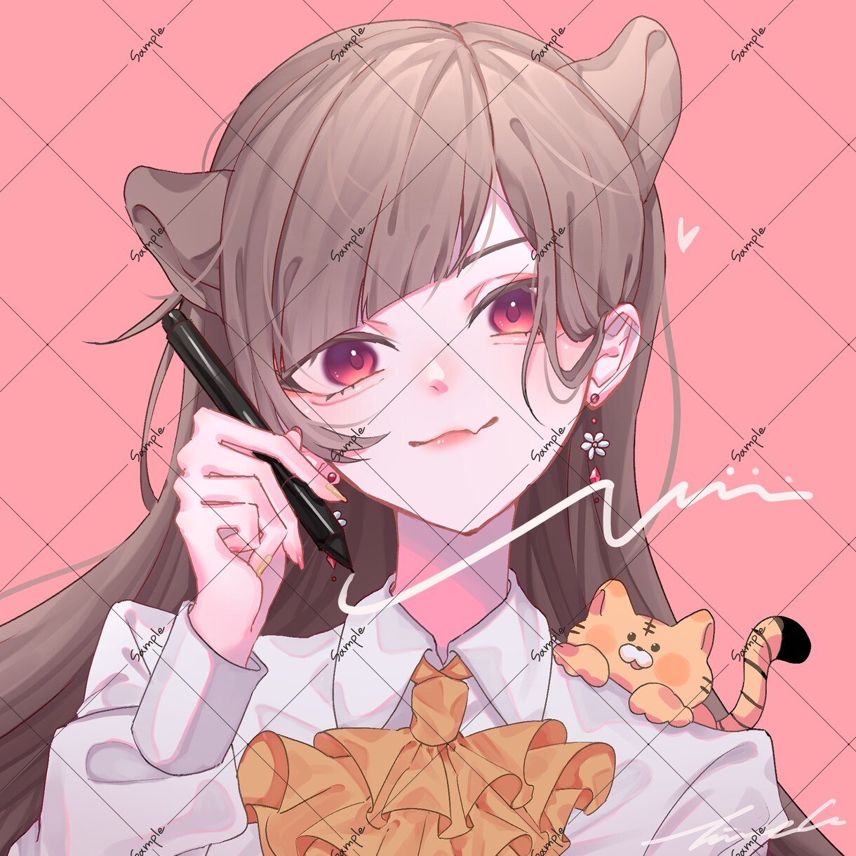 満足いただけるイラストをお描きします SNSアイコンや動画用一枚絵など承っております:D イメージ4