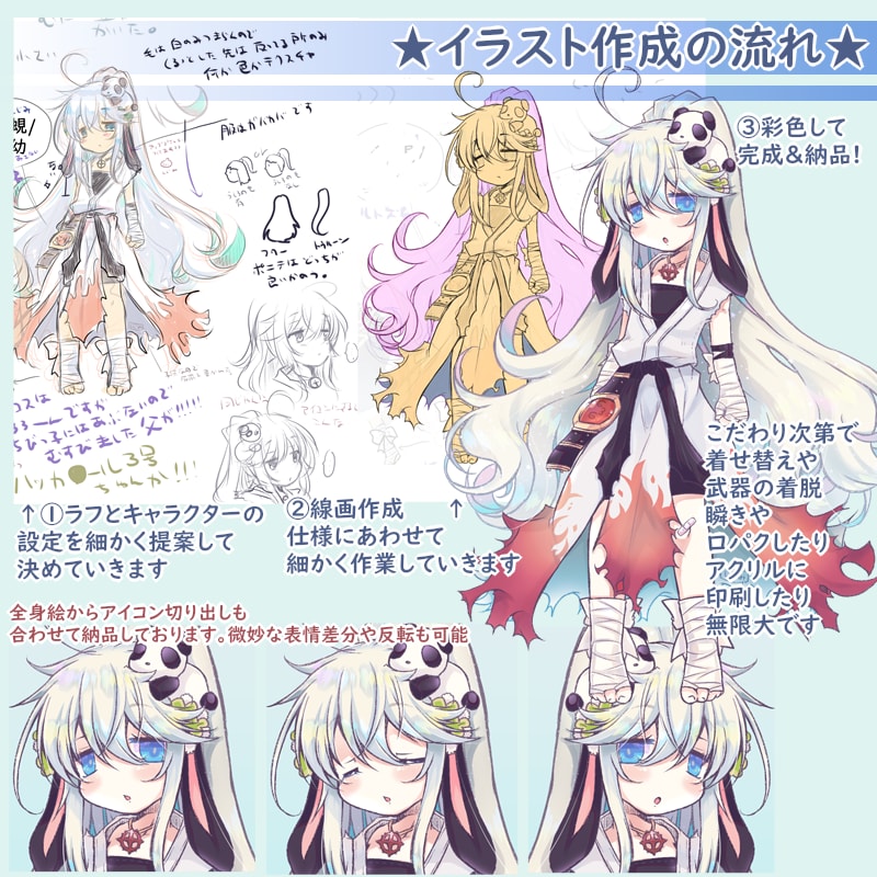 用途自由うちの子のかわいいイラスト描きます 【1500pixまで】用途自由、動画やSNS、プレゼントに! イメージ2