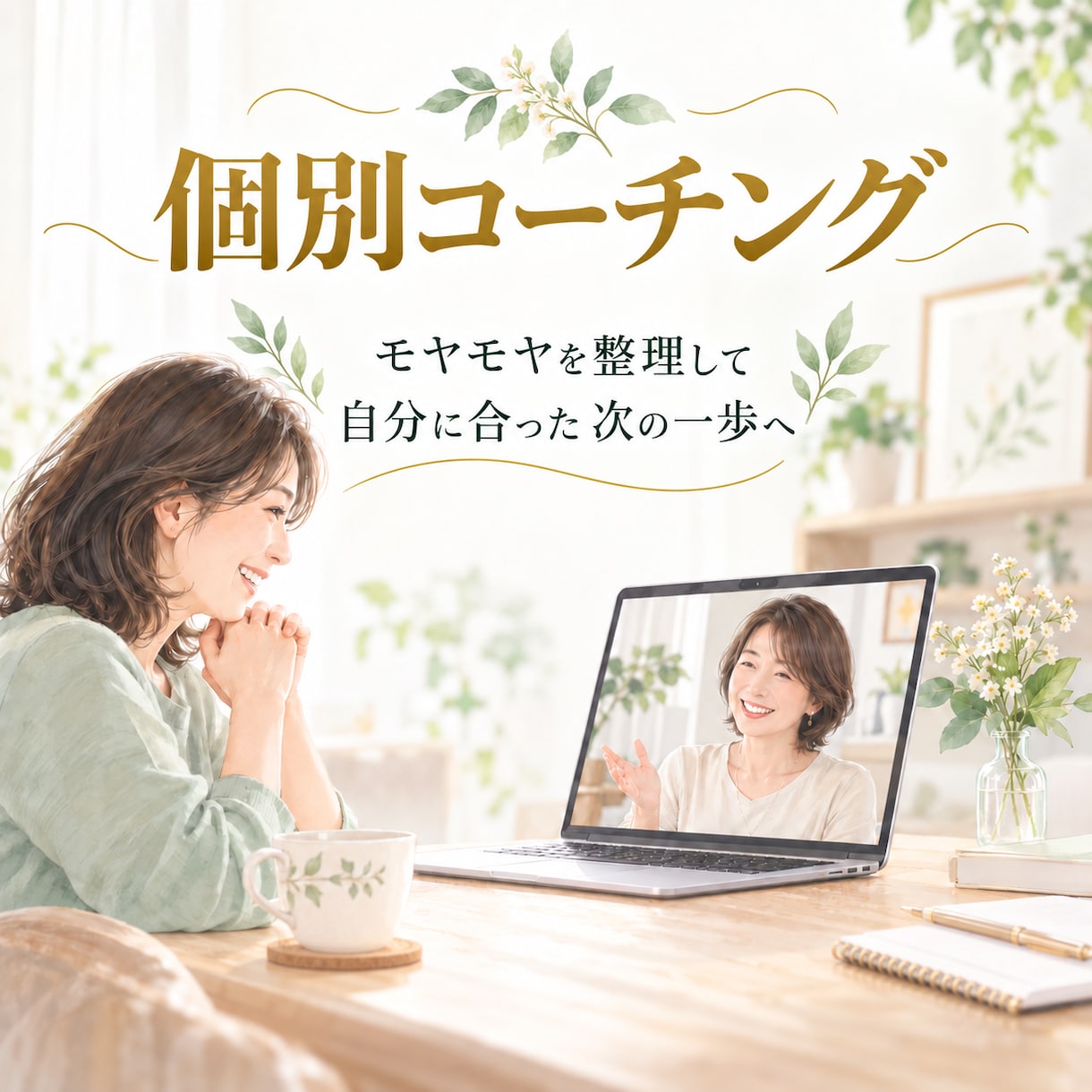 頑張りたいのに動けない女性の一歩を見つけます 自分を責めずに動ける「わたし専用の仕組み」を一緒につくります イメージ3