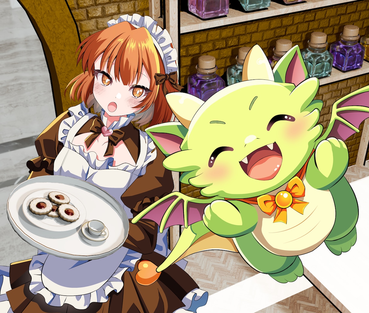 表情衣装の差分も描きます 多種多様な用途に使えるイラストの制作します！ イメージ6