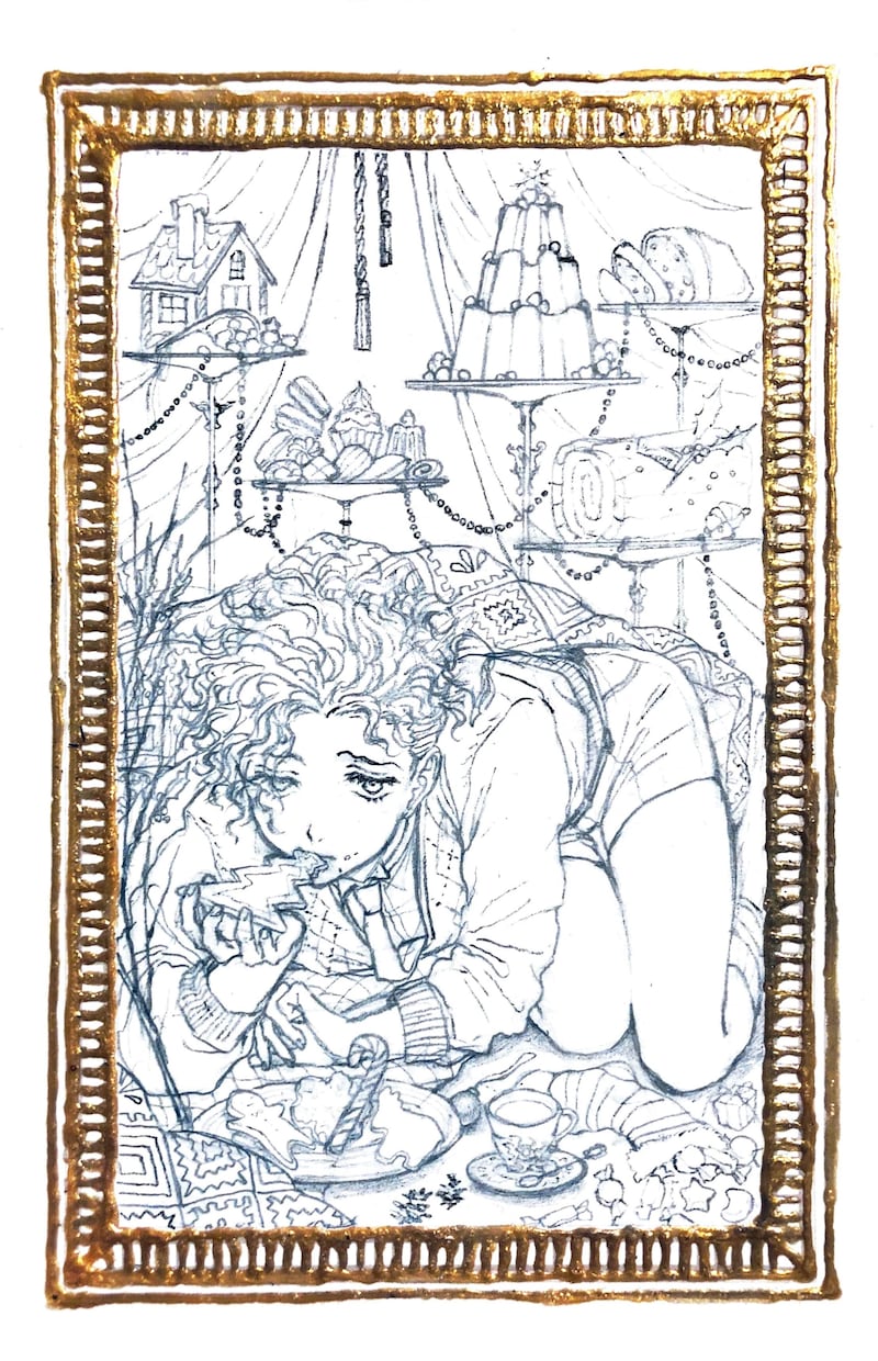 耽美･退廃的でアンティークな水彩イラスト描きます 商用･著作権料含◎ラフ修正無制限◎ポストカード原画お渡しOK イメージ10