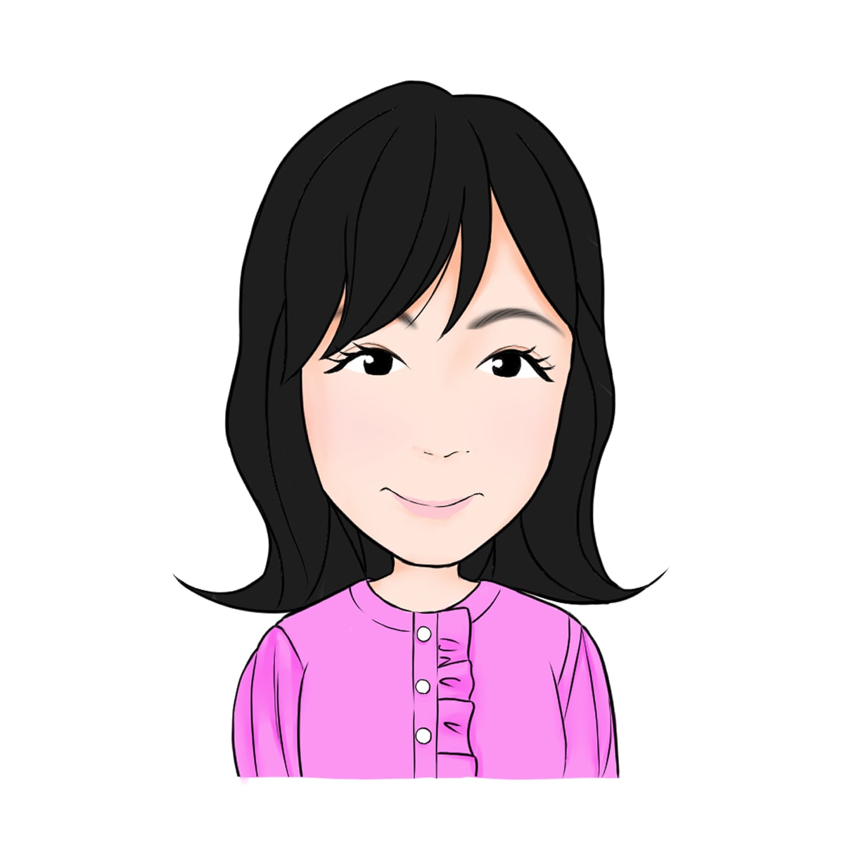 あっさりとした可愛い似顔絵お描きします 顔のみ～全身、格安2000円で承ります！ イメージ7