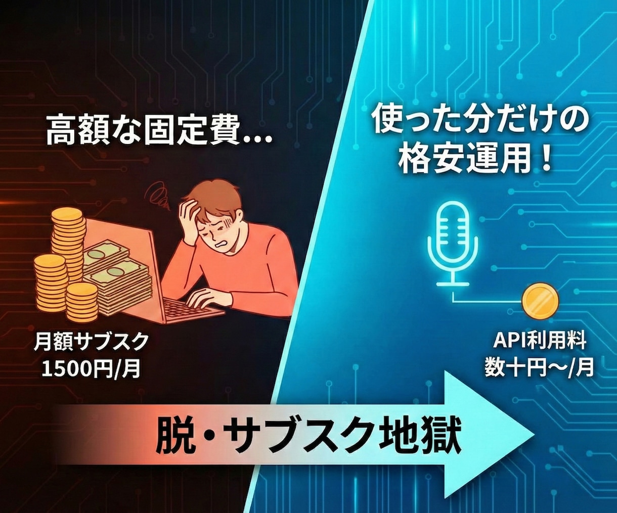 WindowsにChatGPT音声入力を導入します 月額数十円〜で運用可！ケバ取りや要約も自動化◎ イメージ2