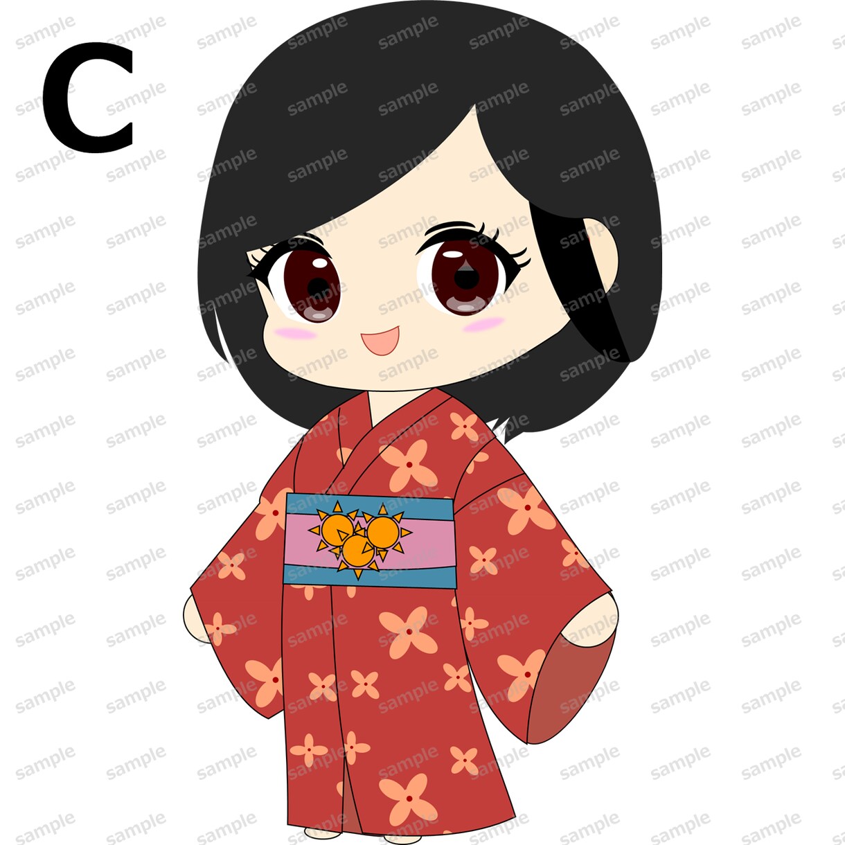 SNS等のアイコンで使えるイラストをお渡しします 女の子のアイコンを描きました。ご検討ください。 イメージ3